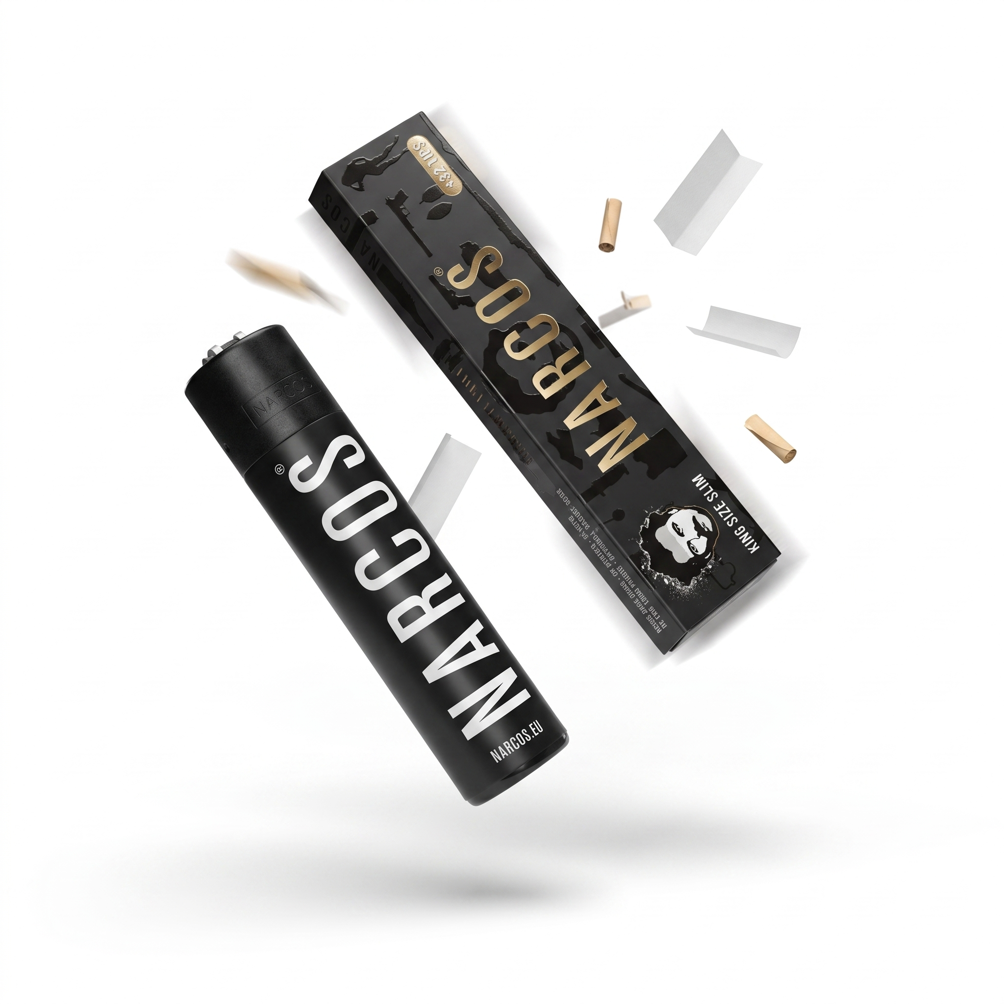 Cadeau de bienvenue - Feuille Slim + Briquet